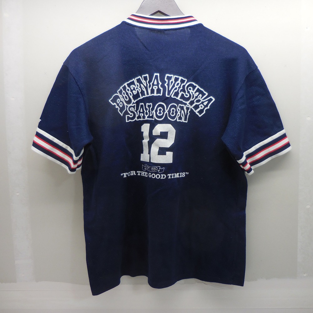 Vintage Swingster Buena Vista Saloon 12 Mesh Jersey Navy Blue XL Made in USA